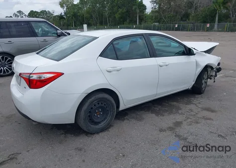 2016 Toyota Corolla Le из США, поврежденный, VIN 5YFBURHE8GP460721